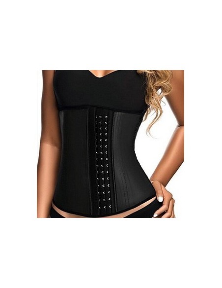 CINTA EM LATEX 9 BARBATANAS AFINA A CINTURA CINTAS REDUTORAS