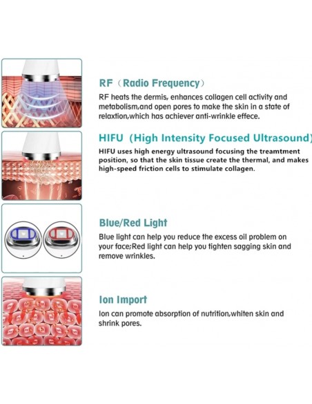 APARELHO HIFU ULTRASOM FOCALIZADO PORTÁTIL ROSTO MAQUINAS DE CAVITAÇÃO
