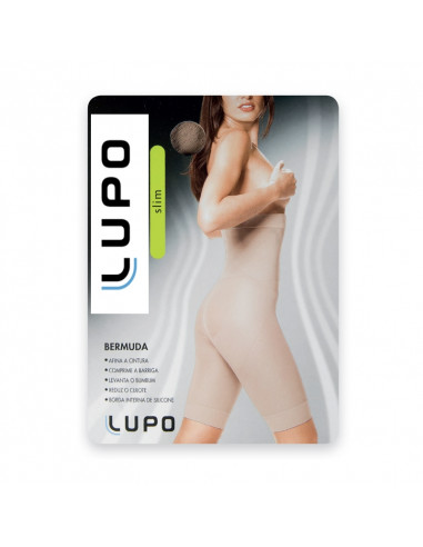 BERMUDA ALTA PLUS UP LINE SLIM LUPO VESTUARIO DE DESPORTO