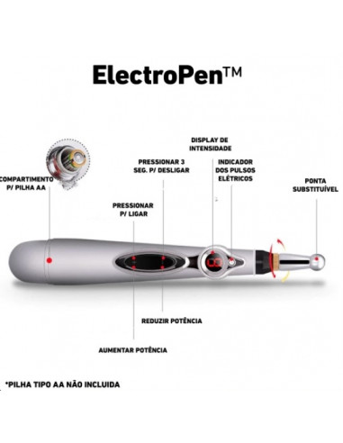 CANETA ACUPUNTURA ELETRICA ELECTROPEN ACUPUNTURA