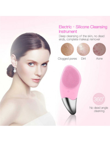 ESCOVA SÓNICA ELETRICA LIMPEZA FACIAL TRATAMENTOS DE ROSTO