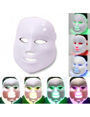 MASCARA DE FOTOTERAPIA 7 LEDS APARELHOS DE FOTOTERAPIA