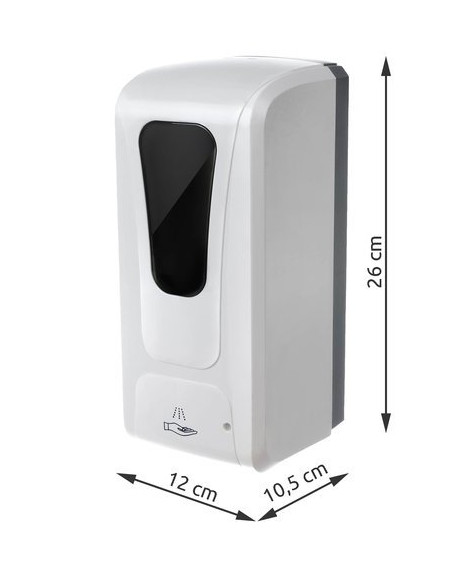 DISPENSADOR DE GEL AUTOMATICO 1000ML MATERIAL DE PROTEÇÃO