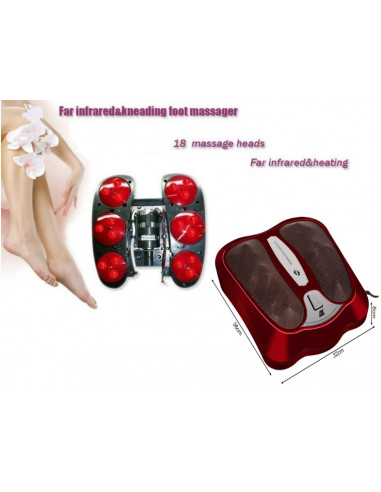 MASSAJADOR DE PÉS SHIATSU INFRAVERMELHO APARELHOS MASSAGEM