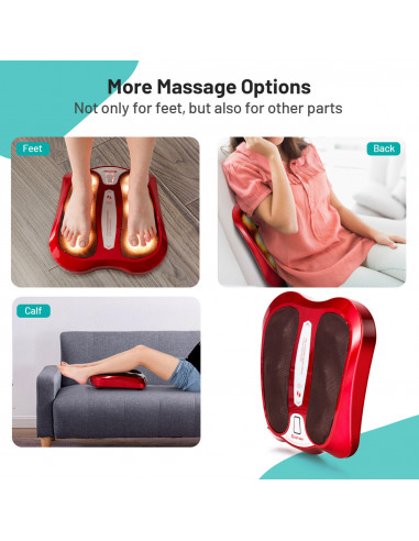 MASSAJADOR DE PÉS SHIATSU INFRAVERMELHO APARELHOS MASSAGEM