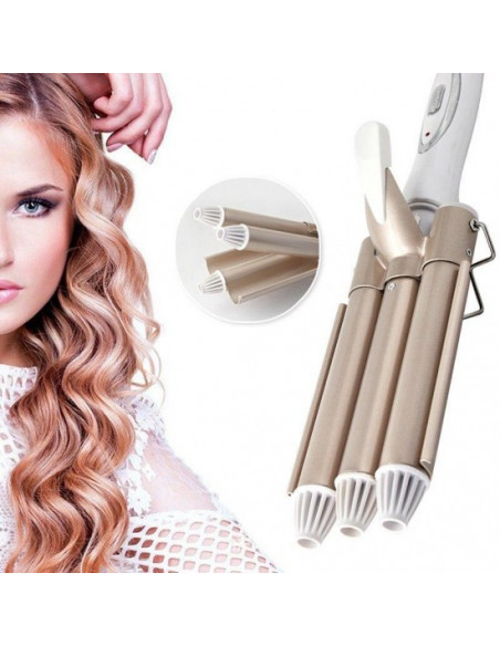 Ferro Modelador de Cabelo 3 Rolos SECADORES E PRANCHAS