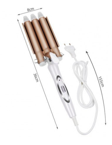 Ferro Modelador de Cabelo 3 Rolos SECADORES E PRANCHAS