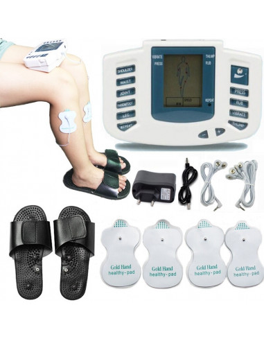 ELETROESTIMULADOR TENS ACUPUNTURA COM CHINELOS ELETROESTIMULADORES