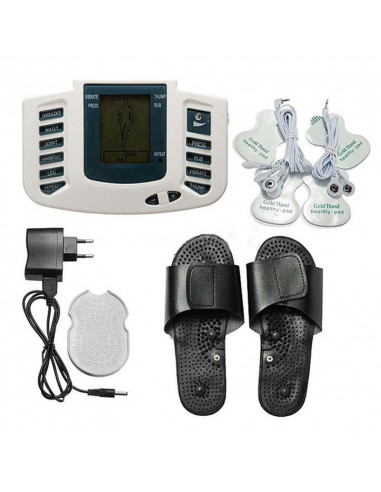 ELETROESTIMULADOR TENS ACUPUNTURA COM CHINELOS ELETROESTIMULADORES