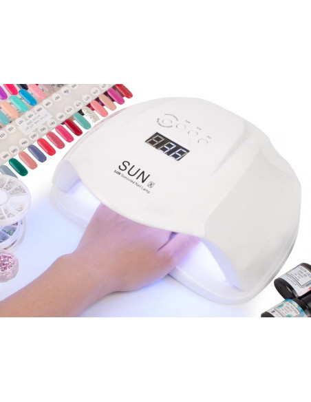 CATALISADOR LEDS PARA UNHAS 54 WATTS 36 LEDS MANICURE E PEDICURE