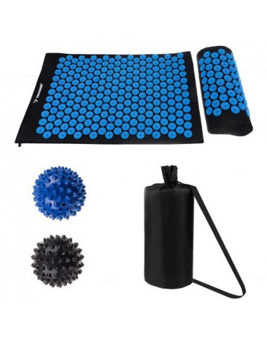 TAPETE DE ACUPRESSÃO + TRAVESSEIRO + BOLAS ACUPUNTURA