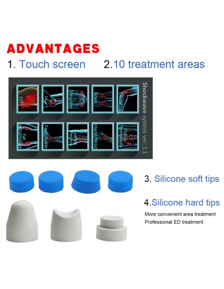 MAQUINA SHOCK WAVE TERAPIA ONDAS DE CHOQUE MAQUINAS ONDAS DE CHOQUE