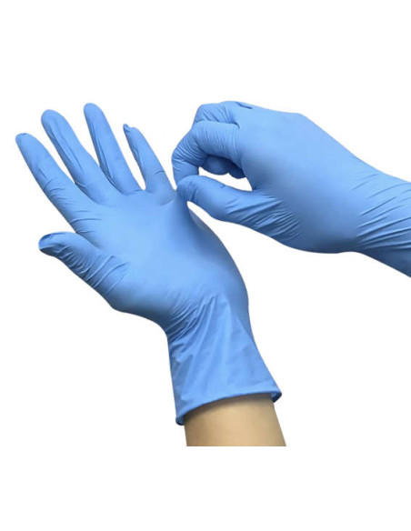 LUVAS DE NITRILO L CAIXA 100 UNID DESCARTAVEIS