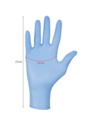 LUVAS DE NITRILO L CAIXA 100 UNID DESCARTAVEIS