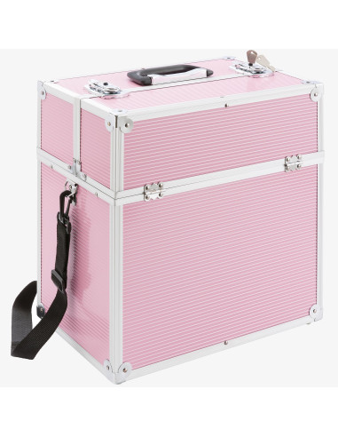 MALA GRANDE MANICURE E PEDICURE ROSA MALAS E TROLLEYS