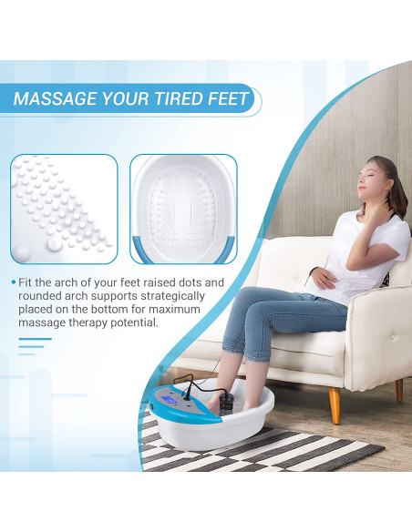 HIDROSANA DETOX FOOT SPA CINTA DE BAMBU APARELHOS HIDRO DETOX