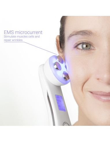 RadioFrequencia + Eletroestimulação+ 6 Leds TRATAMENTOS DE ROSTO