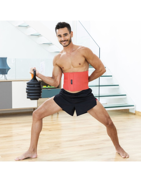 CINTA EM NEOPRENE UNISEXO 106 x 20 CM CINTAS REDUTORAS