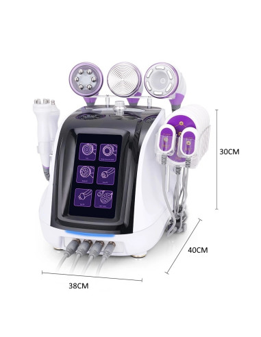 MAQUINA CAVITAÇÃO RADIOFREQUENCIA 6 EM 1 LIPO LASER MAQUINAS DE CAVITAÇÃO