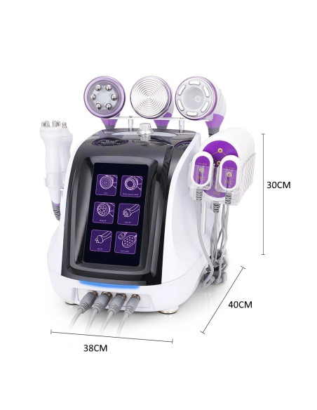 MAQUINA CAVITAÇÃO RADIOFREQUENCIA 6 EM 1 LIPO LASER MAQUINAS DE CAVITAÇÃO