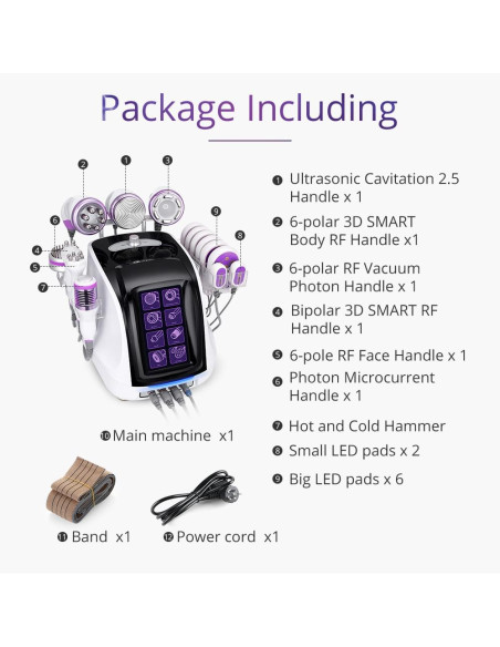 MAQUINA DE CAVITAÇÃO LIPO LASER 9 EM 1 MAQUINAS DE CAVITAÇÃO