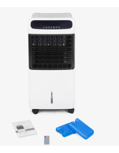 CLIMATIZADOR EVAPORATIVO PURIFICADOR DE AR + HUMIDIFICADOR ACESSÓRIOS TERAPEUTICOS