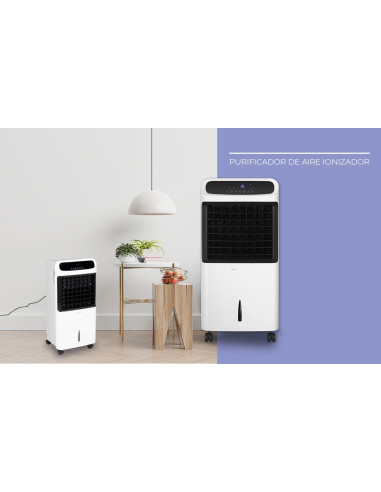 CLIMATIZADOR EVAPORATIVO PURIFICADOR DE AR + HUMIDIFICADOR ACESSÓRIOS TERAPEUTICOS