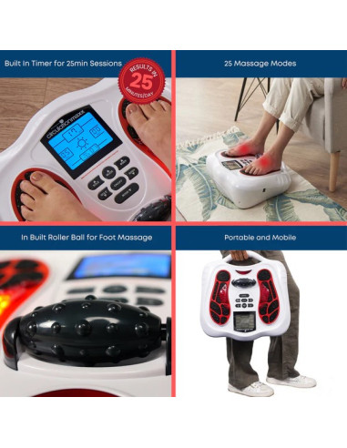 MASSAGEADOR DE PÉS INFRAVERMELHO MAGNETOTERAPIA APARELHOS DE MASSAGEM