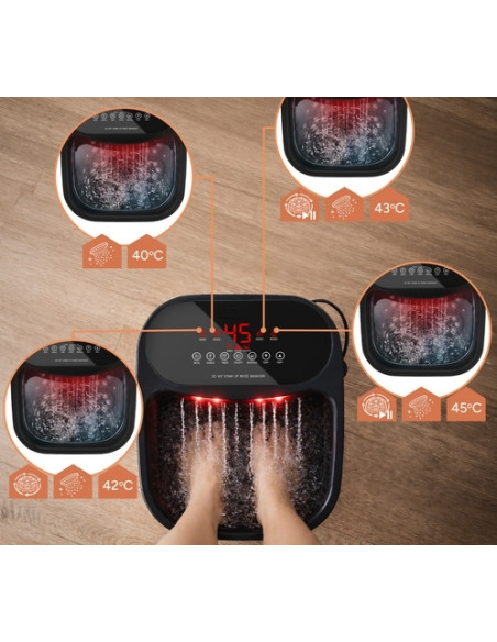 HEAD SPA PARA PÉS HIDROMASSAGEM AQUECIDA APARELHOS DE MASSAGEM
