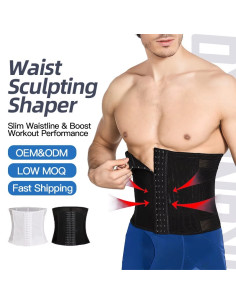CINTA ABDOMINAL HOMEM ALTA COMPRESSÃO