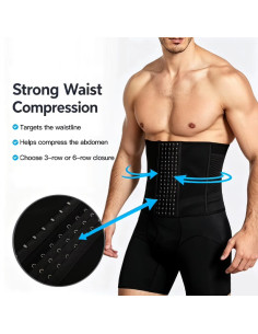 CINTA ABDOMINAL HOMEM ALTA COMPRESSÃO 2