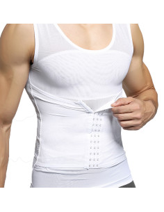 CAMISOLA REDUTORA DE BARRIGA PARA HOMEM COM CINTA 2