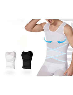 CAMISOLA MODELADORA E REDUTORA PARA HOMEM