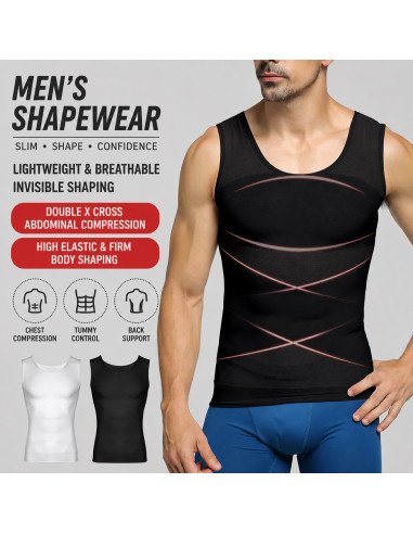 CAMISOLA MODELADORA COM CINTA ABDOMINAL
