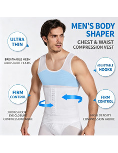 CAMISOLA REDUTORA DE BARRIGA PARA HOMEM COM CINTA 2