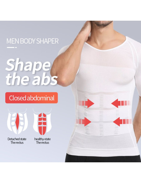 CAMISOLA MODELADORA MASCULINA DE COMPRESSÃO