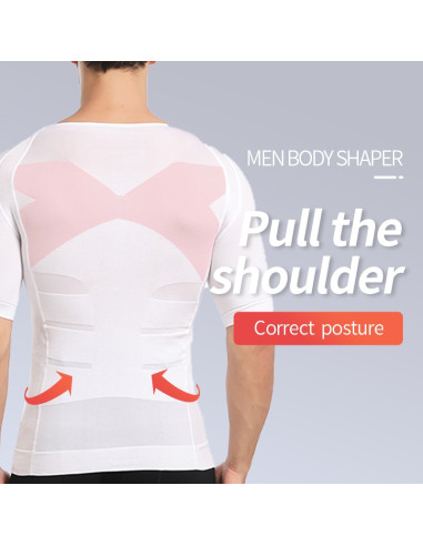 CAMISOLA MODELADORA MASCULINA DE COMPRESSÃO