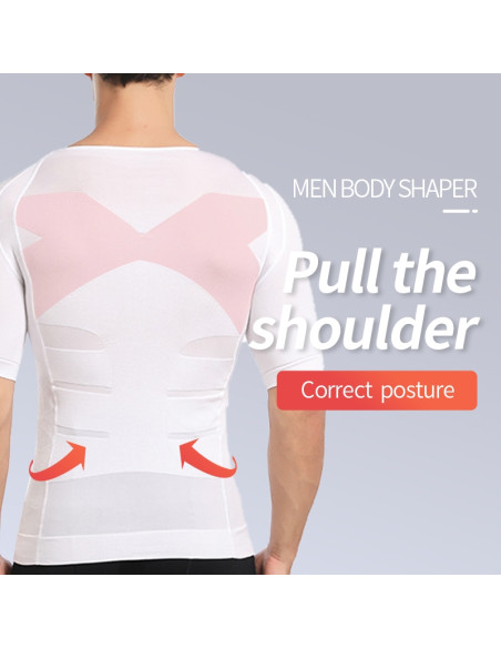 CAMISOLA MODELADORA MASCULINA DE COMPRESSÃO