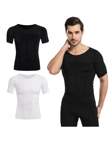 CAMISOLA MODELADORA MASCULINA DE COMPRESSÃO