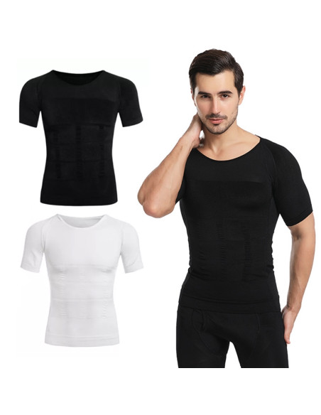 CAMISOLA MODELADORA MASCULINA DE COMPRESSÃO