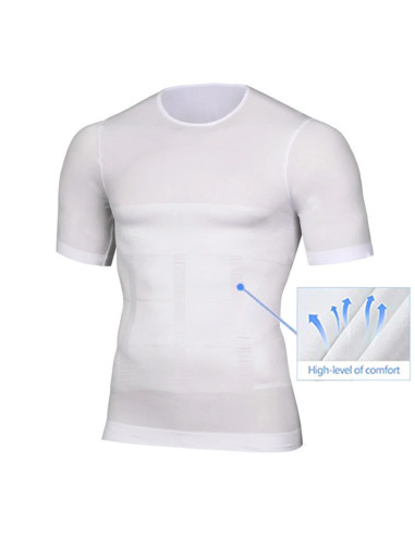 CAMISOLA MODELADORA MASCULINA DE COMPRESSÃO