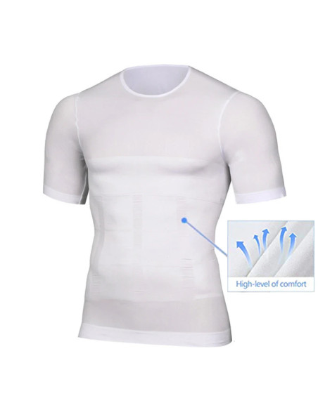 CAMISOLA MODELADORA MASCULINA DE COMPRESSÃO