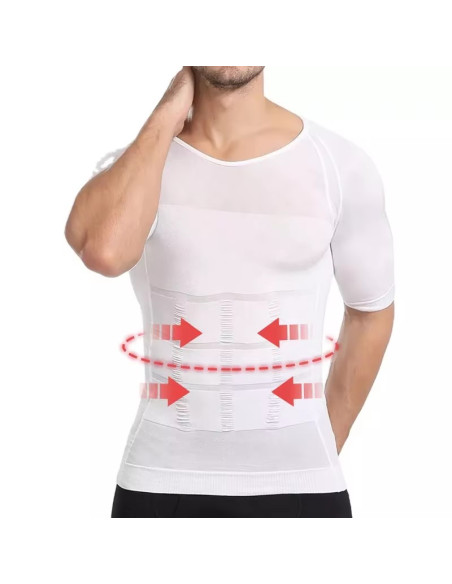 CAMISOLA MODELADORA MASCULINA DE COMPRESSÃO