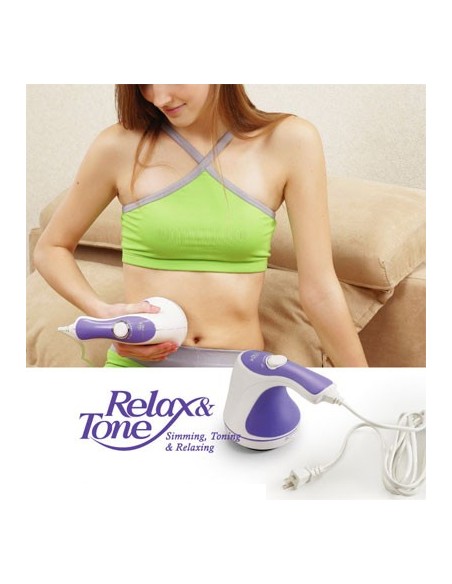 RELAX TONE MASSAGEADOR CORPORAL 2700 ROTAÇÕES APARELHOS MASSAGEM