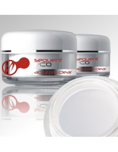 12 GR PÓ ACRILICO CONSTRUÇÃO TRANSPARENTE PÓ ACRILICO